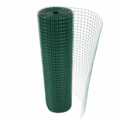 BWG8-BWG26 پودر سبز پوشش داده شده با PVC رول های براق سیم 25mmx25mm