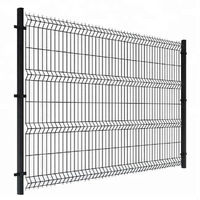 فولاد گالوانیزه تجاری 3D باغ خمیده و خمیده V Folds Welded Fence