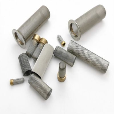 SS201 SS316 لوله فیلتر فولاد ضد زنگ سیلندر فیلتر روغن سیم میش سفارشی