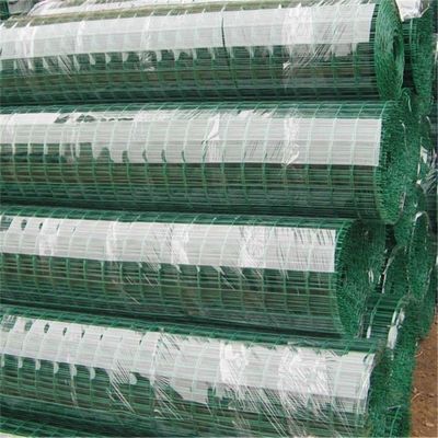 ISO9001 گواهینامه گالوانیزه PVC پوشش باغ سیم حصار 50mm X50mm