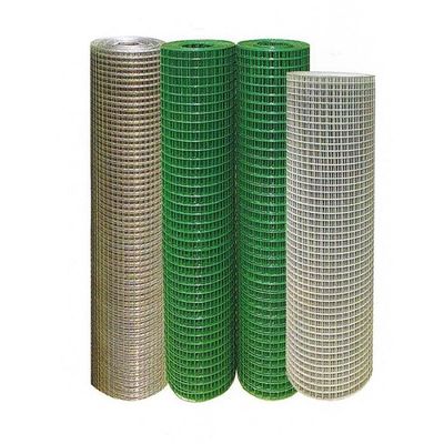 مقاومت در برابر ضربه مقاوم در برابر UV مقاوم در برابر خوردگی PVC Welded Wire Mesh Roll برای مهندسی عمران و حصار