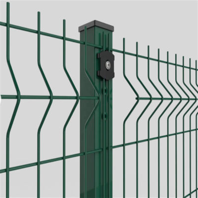 فروش داغ 3d حصار جوش سیم میش پانل خم حصار خم شده حصار باغ بیرونی