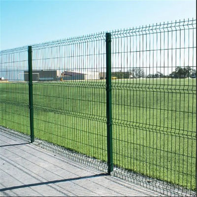 PVC پوشش سبز سفارشی 3D خمیده ولسواید سیم میش حصار پانل درب گالوانیزه خم شدن فلز میش حصار