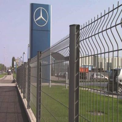 فابریک مستقیم 3D حصار خمیده با 50×100mm Mesh گرم گالوانیزه و اسپری الکتروستاتیک برای مونتاژ آسان