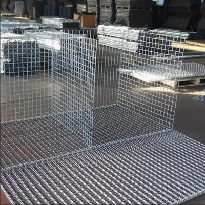 1*1*1m گرم غوطه ور گالوانیزه قفسه سنگ جوش جعبه گابيون نگهدارنده دیوار گابيون سبد