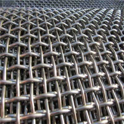 Mn65 صفحه لرزش 2 3 4 6 8 10 میش 8mm 9.5mm فولاد ضد زنگ میش سیم کوچک برای معدن معدن