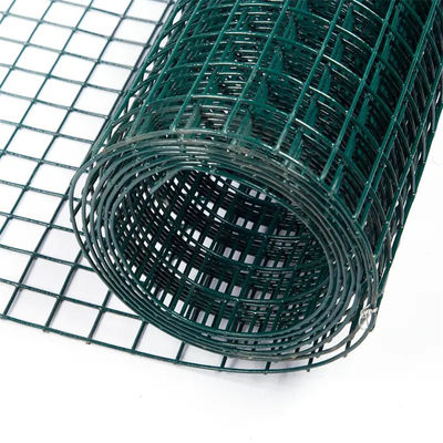 فروش گرم پارچه سخت افزار 1/4 اینچ PVC Welded Wire Mesh 36' X 100' گرم غوطه ور گالوانیزه Welded Wire Mesh رول