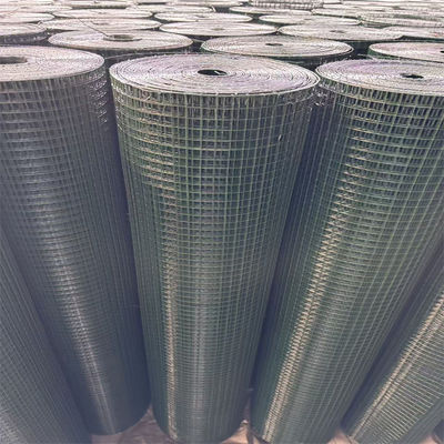 رنگ سبز PVC پوشانده شده Welded Wire Mesh Roll In Bulk Heavy Duty Anti Rust دوامدار برای پروژه حصار حفاظت باغ استفاده کشاورزی
