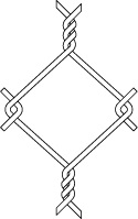 50x50mm گرم غوطه ور گالوانیزه زنجیره ای لینک حصار پارچه Cyclone سیم شبکه 0