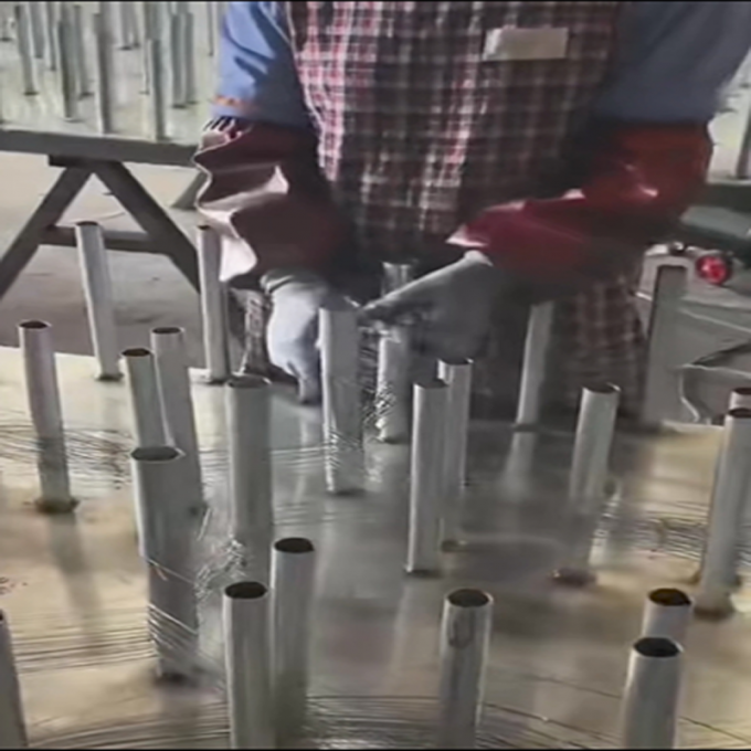 شبکه مانع پوتانکا 5689 نوع موانع کم دید MZP Mesh Security Tank Barrier Wire Mesh 3