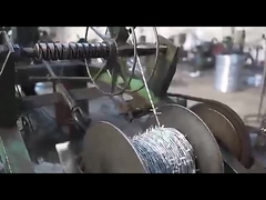 سیم تیغ خاردار گالوانیزه داغ 1.6 میلی متری 500 متری 25 کیلوگرمی